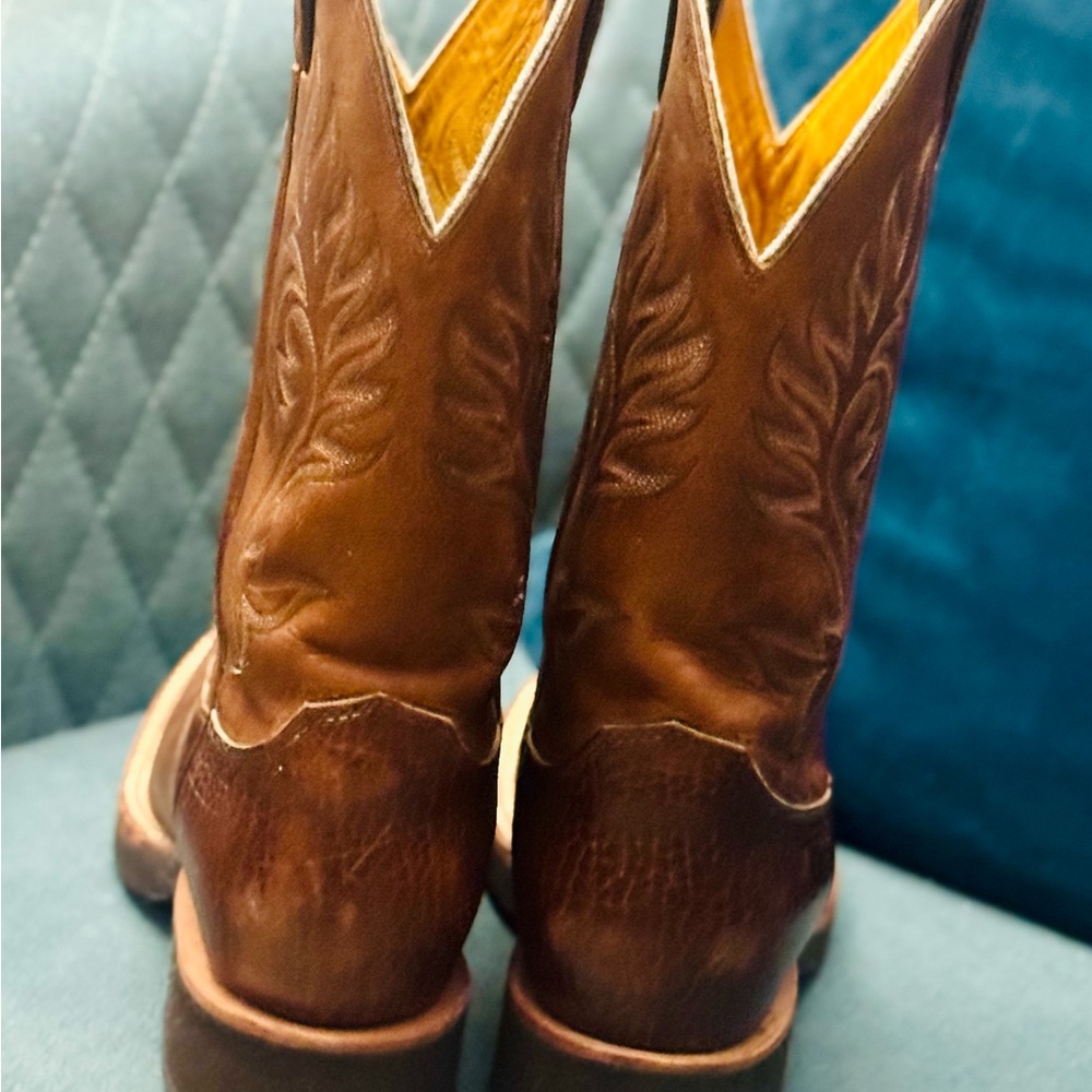 Justin Boots Brown Leather Men's Boots
